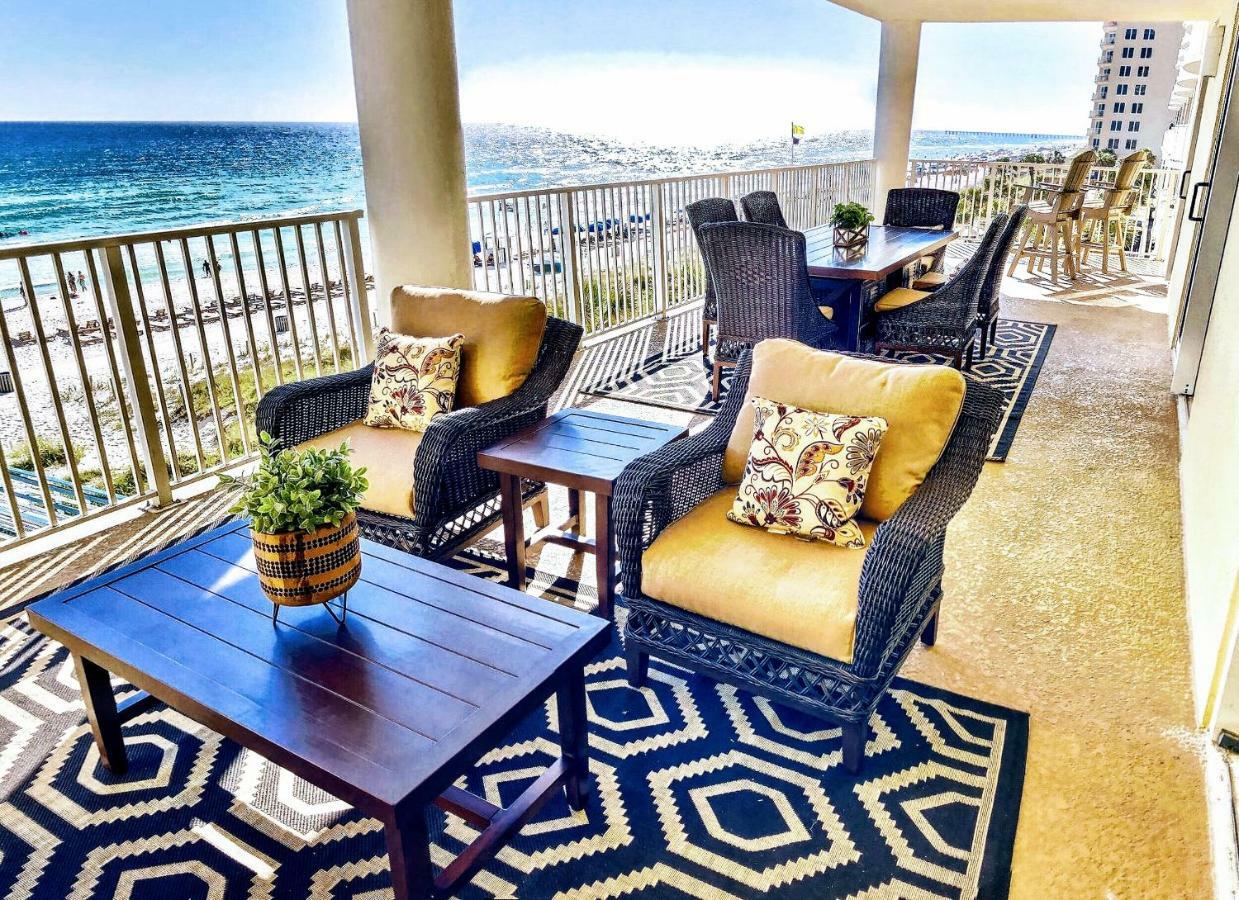 Barefoot Bliss - Beachfront Condo - Sleeps 12 Panama City Beach Exterior foto